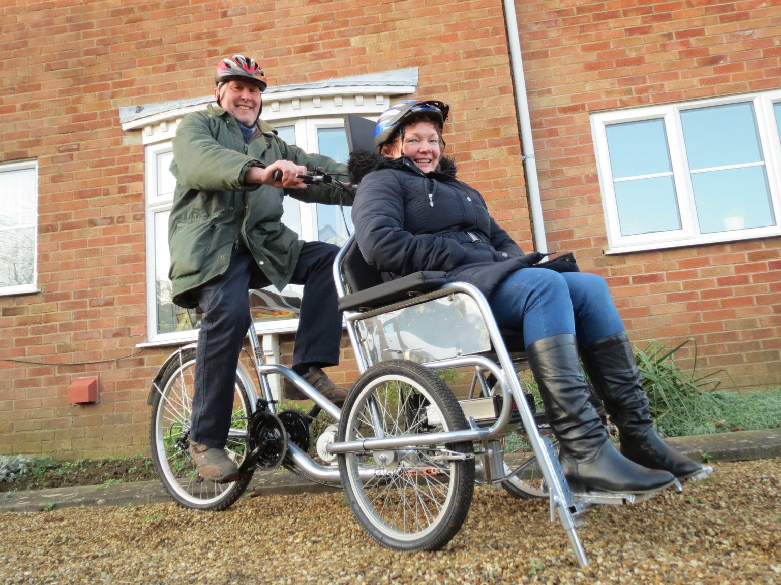 Wheelchair bike - Helping the disabled to enjoy cycling